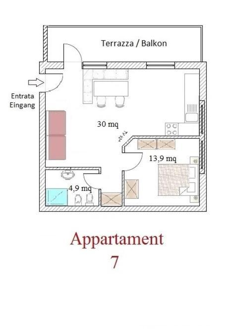 Residence Kramhuter 塞斯托 客房 照片